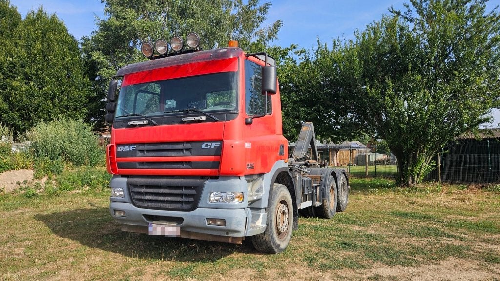Camion DAF 85 CF 380 Porte Container 6x4, Autos, Camions, Particulier, DAF, Diesel, Euro 3, Boîte manuelle, Enlèvement