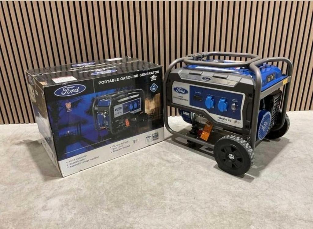Générateur/agrégat FORD FG4050 V2, Bricolage & Construction, Neuf, 5 à 10 kVA, Réduction de bruit, Enlèvement