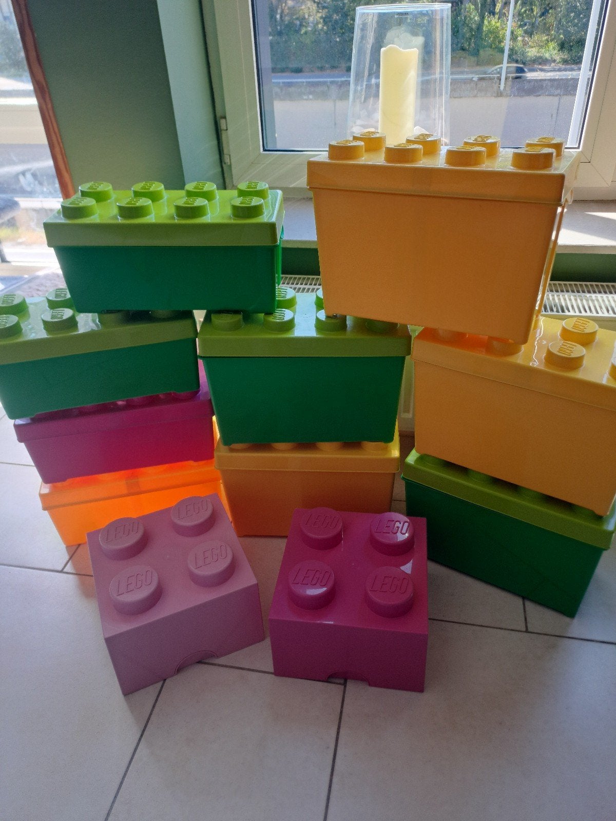 Lot Lego 11 lege voorraaddozen boxen, Kinderen en Baby's, Ophalen