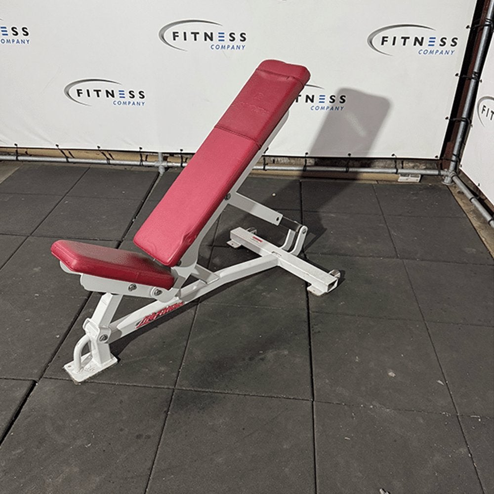 Life Fitness - Adjustable Bench, Ophalen of Verzenden, Gebruikt, Benen, Fitnessbank