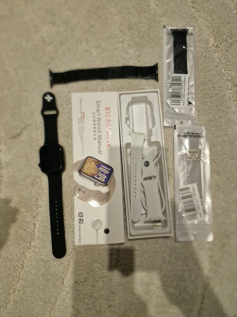 SmartWatch S10 PRO MAX TOPSTAAT, Enlèvement ou Envoi, Comme neuf, S10 pro max, Noir