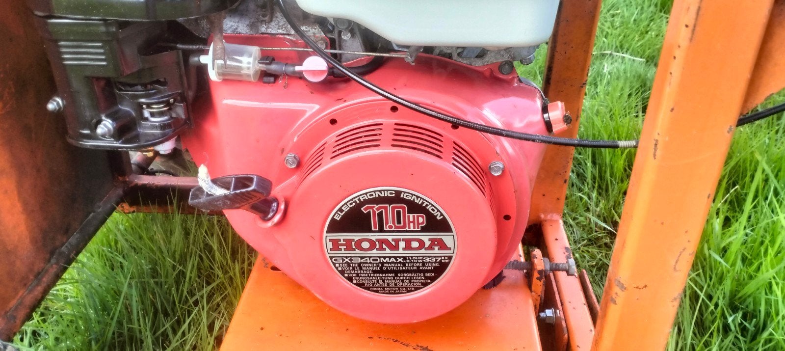 Elite prof 2 shredder Honda 11hp motor, Ophalen, Gebruikt