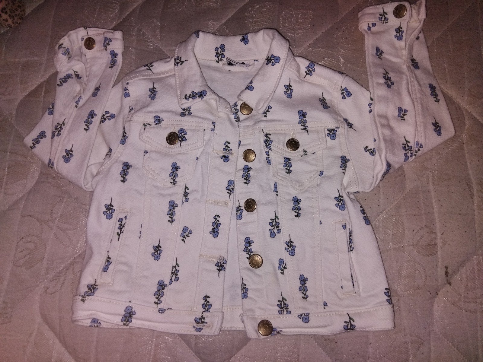 veste en jean's, Enlèvement, Comme neuf, Tape à l'oeil, Fille