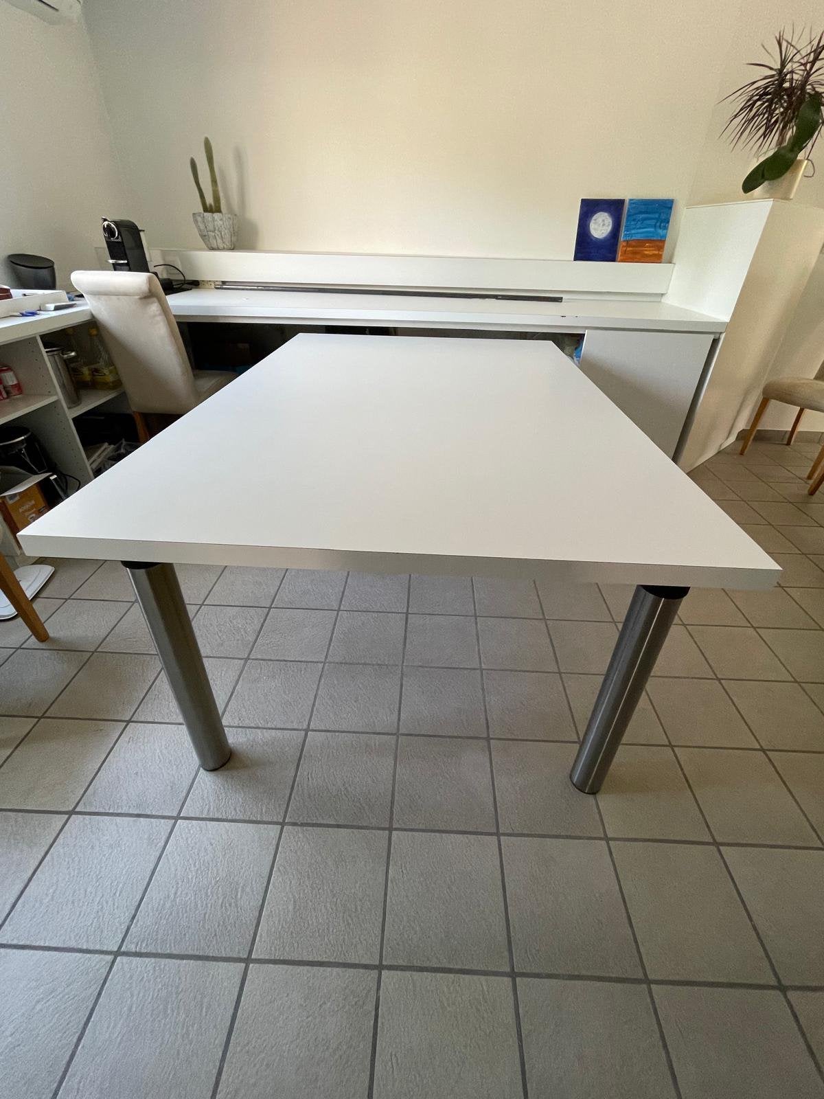 Witte tekentafel architect, Doe-het-zelf en Bouw, Tekentafels, Ophalen, Gebruikt