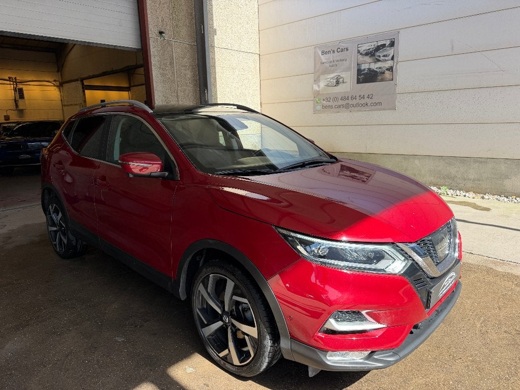 Nissan Qashqai 1.2DIG-T Tekna Automaat 360Camera FUL OPTION, Auto's, Nissan, Automaat, Adaptive Cruise Control, 4 cilinders, Leder en Stof