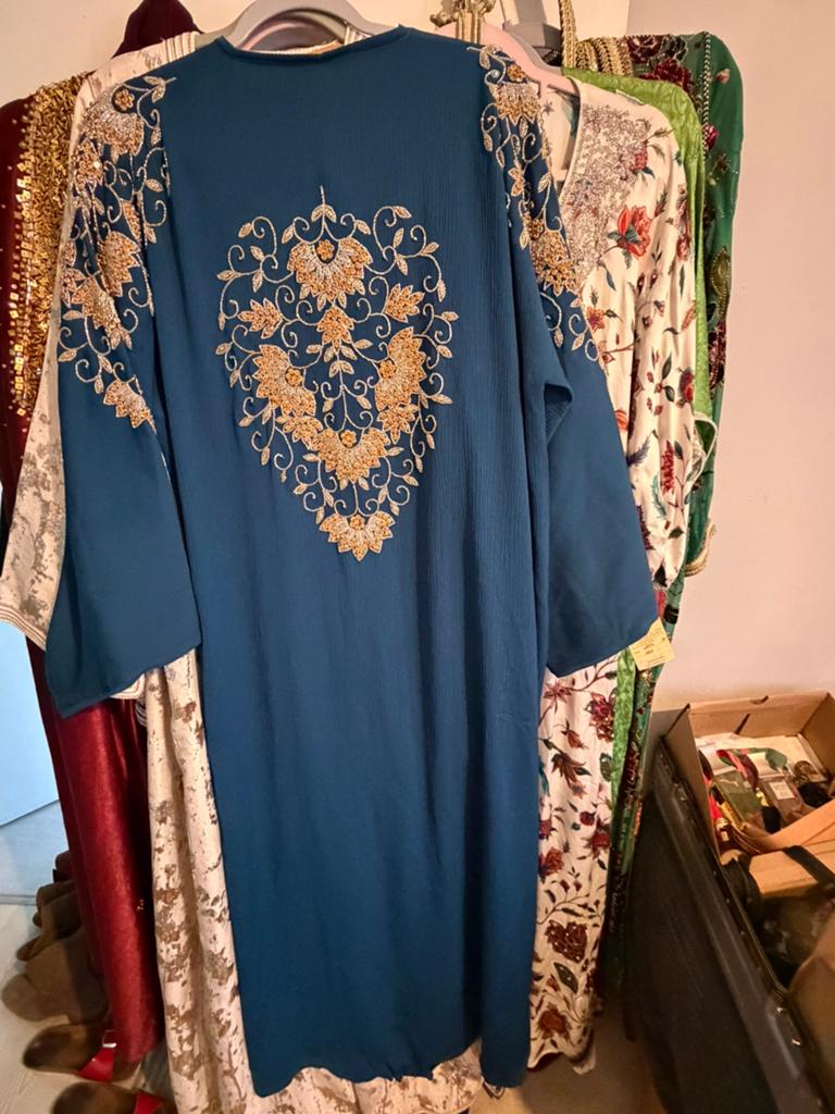 Abaya magnifique avec strass brillante, Enlèvement ou Envoi, Comme neuf