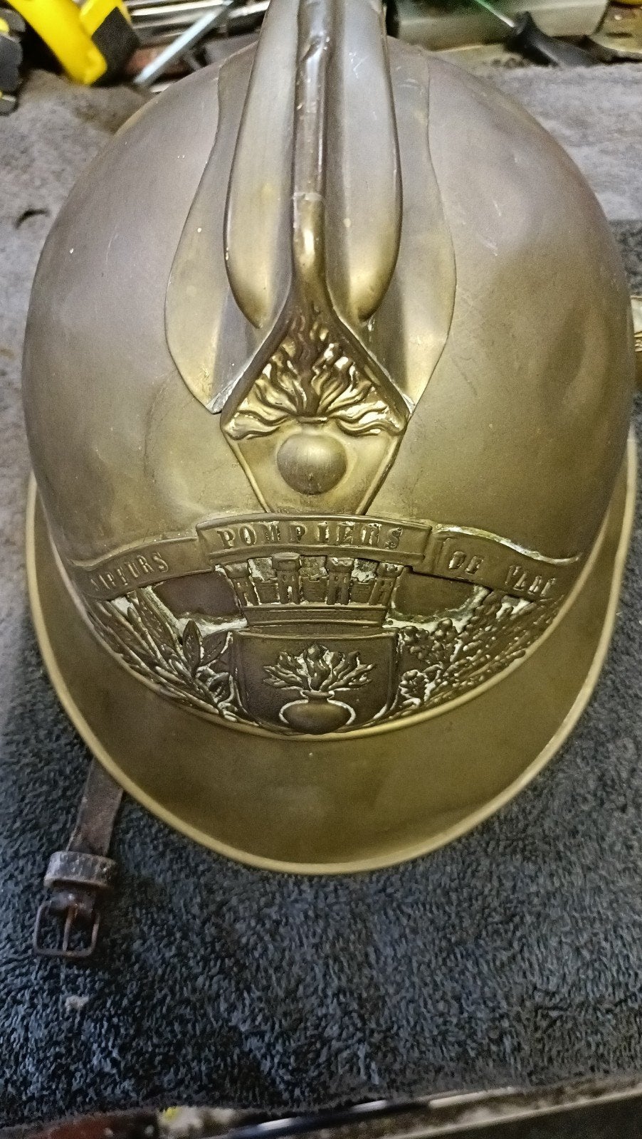 Casque de pompier français, Enlèvement ou Envoi, Armée de terre, Casque ou Béret