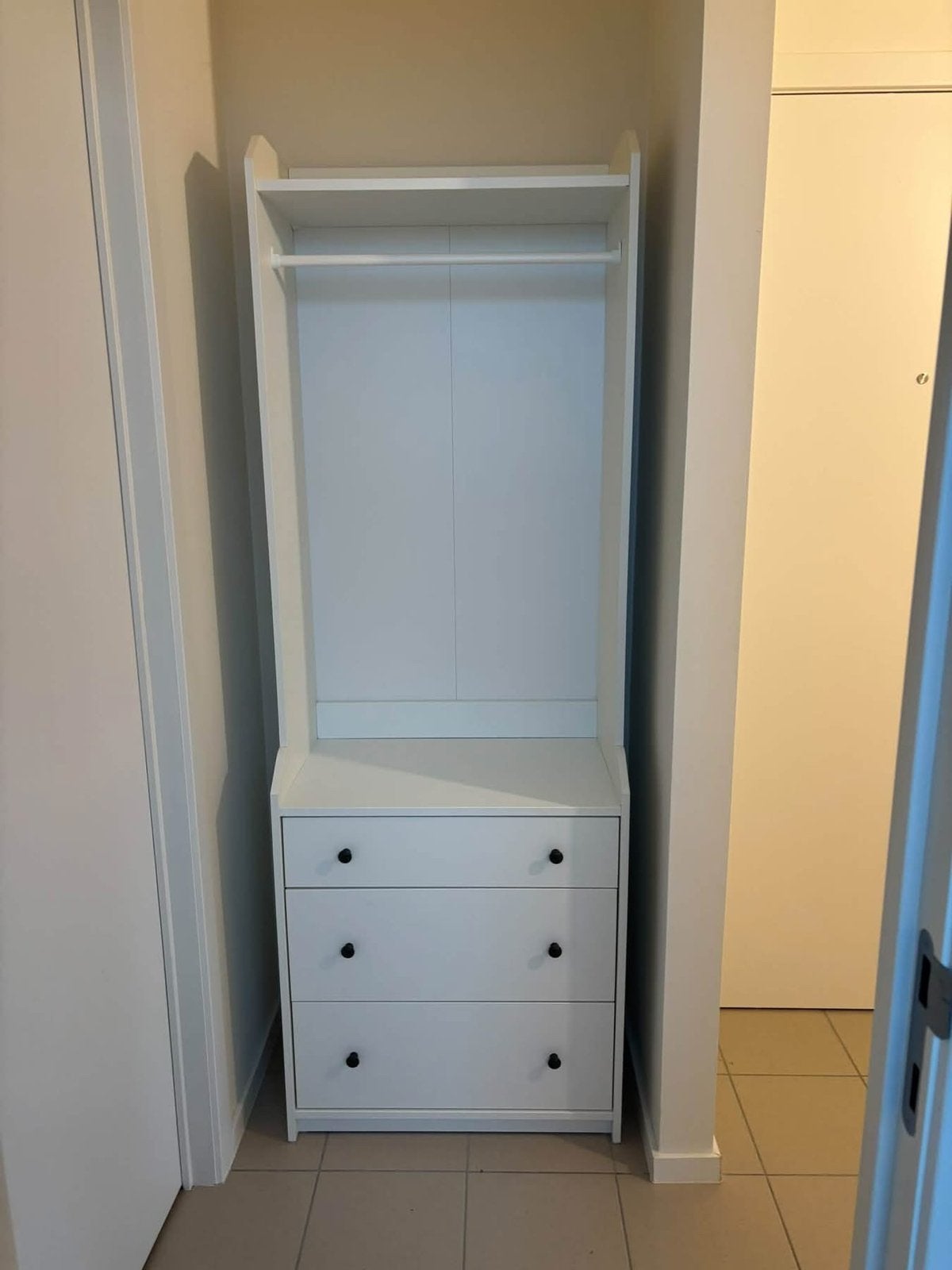 Open kledingkast met lades, Huis en Inrichting, Ophalen, Zo goed als nieuw, Met lade(s)