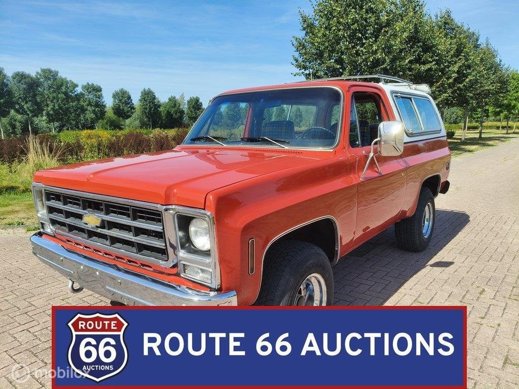 Chevrolet K5 Blazer | 1979 | Route 66 Auctions, Autos, Achat, Entreprise, Chevrolet, Boîte manuelle