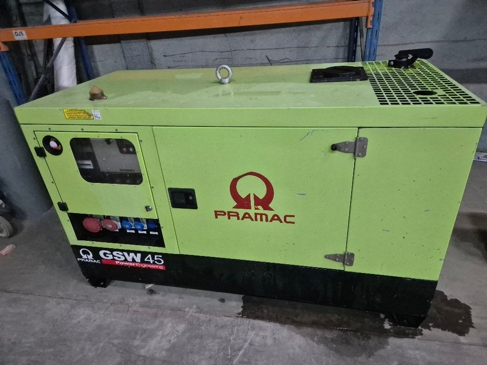 Generator Stroomgroep PRAMAC GSW45, Doe-het-zelf en Bouw, Ophalen, Gebruikt, Elektrisch startend, Dieselolie
