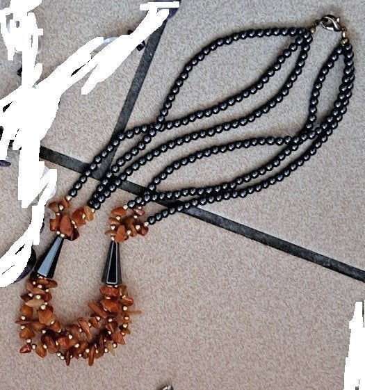 lot 9 colliers fantaisie, Bijoux, Sacs & Beauté, Enlèvement ou Envoi