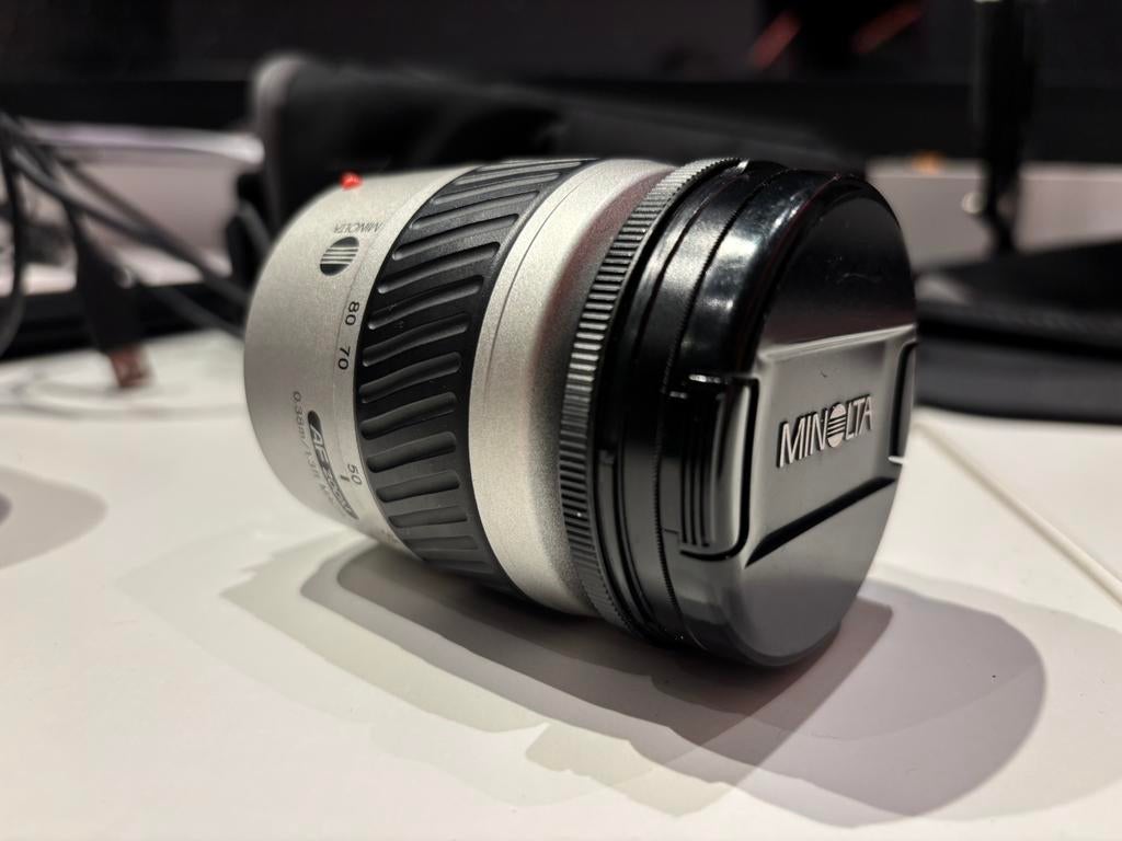 Minolta AF 28–80mm f/3.5–5.6 Macro A-mount + Cokin filter, Ophalen, Zo goed als nieuw
