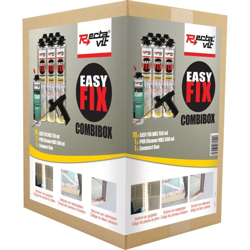 Rectavit Easy Fix NBS 750 ml - Boîte combinée (2)  Rectavit, Ophalen, Nieuw, Piepschuim (Tempex)