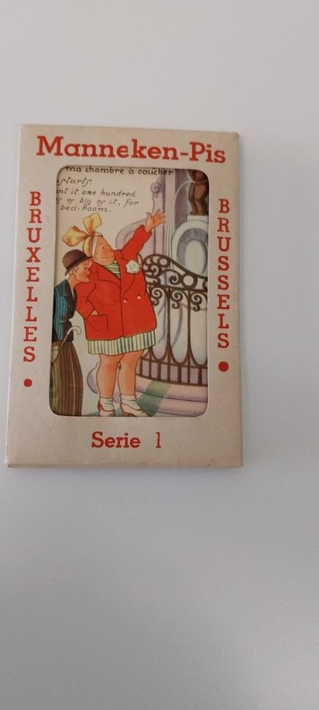 Lot de 10 cartes postales Manneken pis, Bruxelles, 1930, Ophalen of Verzenden