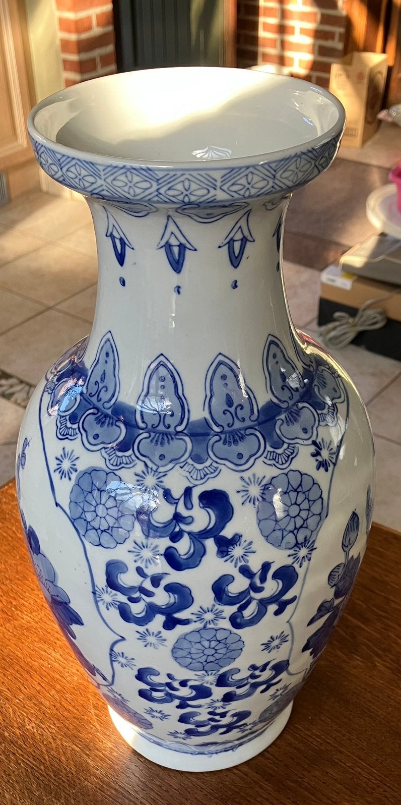 Chinese vaas, Ophalen