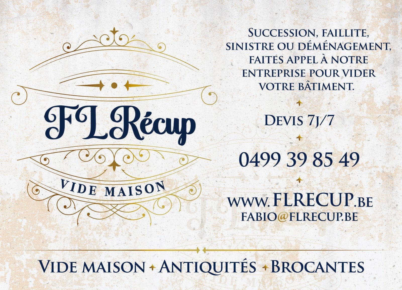 FLrecup vide maison