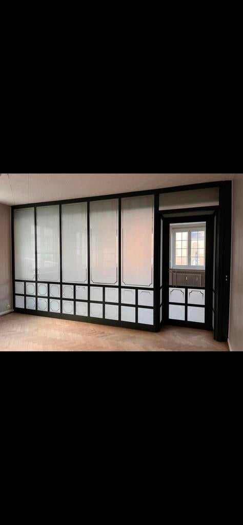 Stevige glazen tussenwand, Ophalen, Zo goed als nieuw