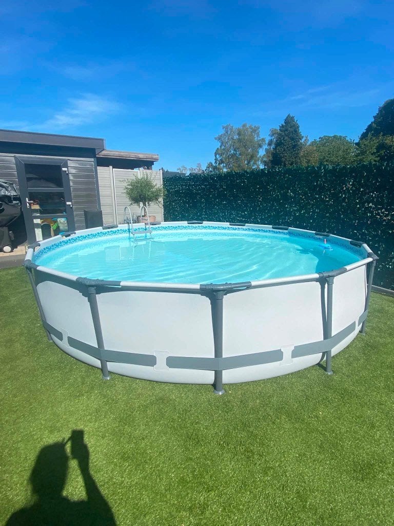 Zwembad van het merk Bestway pro Max +pomp + ladder, Ophalen, 80 tot 120 cm, Rond, 300 cm of meer