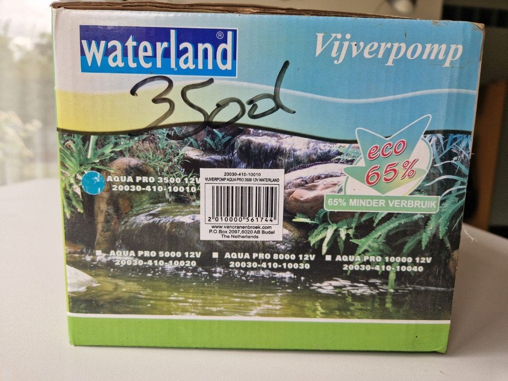 Vijverpomp Waterland Aqua Pro 3500, Jardin & Terrasse, Accessoires pour étangs, Enlèvement, Neuf, Pompe de bassin