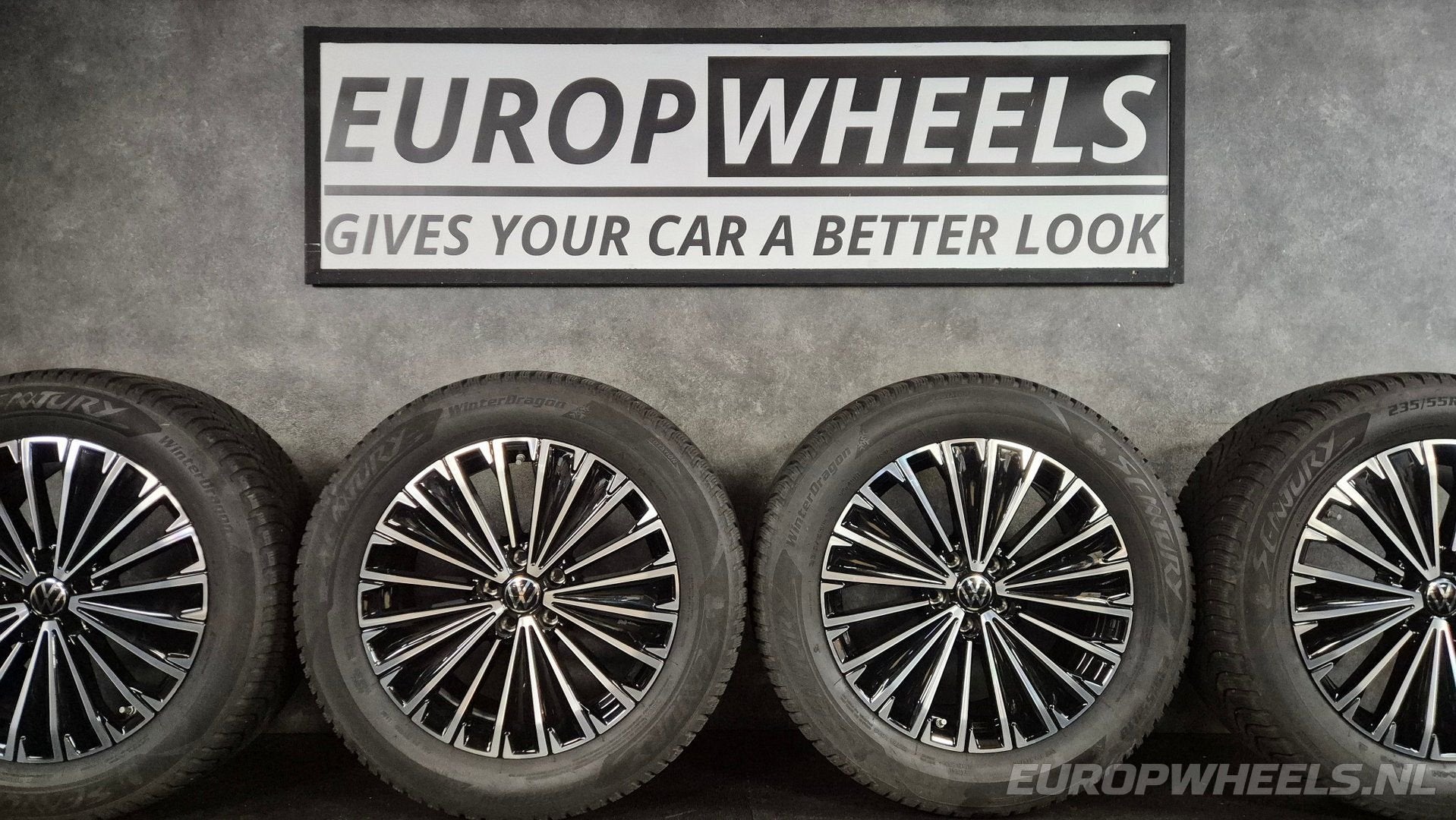 VW Tiguan Tayron 18 inch OEM winterbanden 235/55R18 velgen, Pneus et Jantes, Pneus hiver, Véhicule de tourisme, -