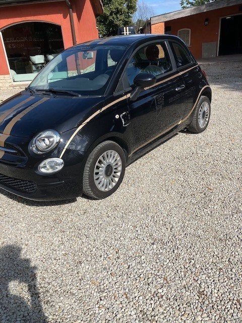 FIAT 500 TWIN AIR, Auto's, Fiat, Stof, Zwart, 62 kW, Handgeschakeld