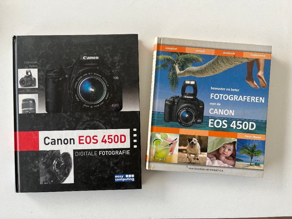 boeken fotograferen met canon EOS 450 D, TV, Hi-fi & Vidéo, Enlèvement ou Envoi, Utilisé, Canon