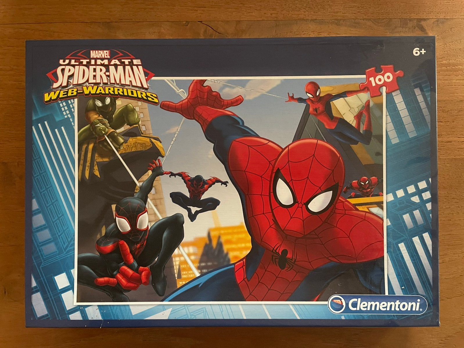 Puzzel Spiderman 100 stuks, Ophalen of Verzenden, Meer dan 50 stukjes, Zo goed als nieuw, 4 tot 6 jaar