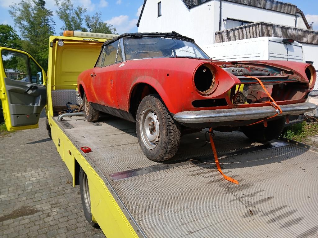 Fiat spider, Auto's, Fiat, 1600 cc, Bedrijf, 124 Spider, Te koop