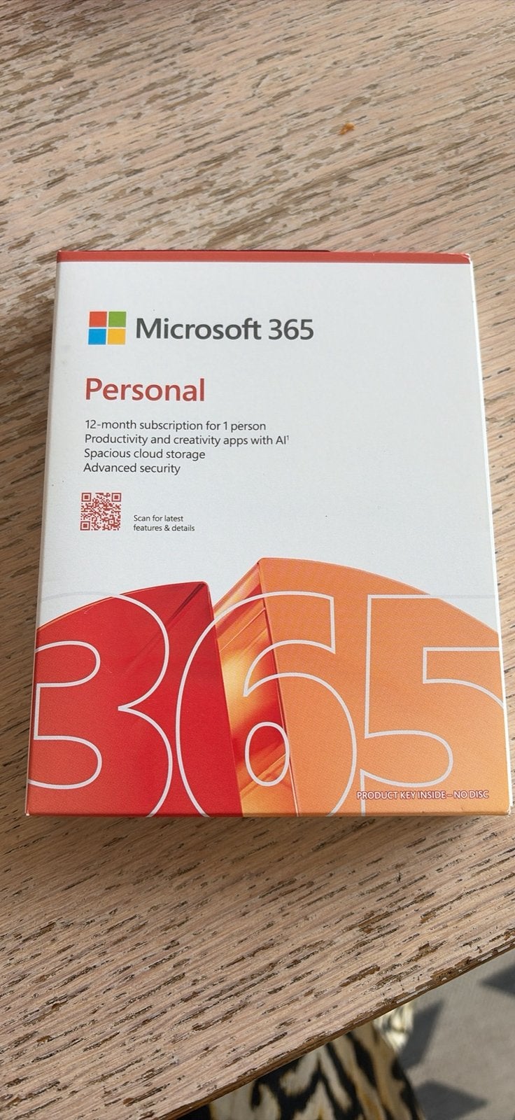 Microsoft office 365 personal (english), Enlèvement ou Envoi, Neuf
