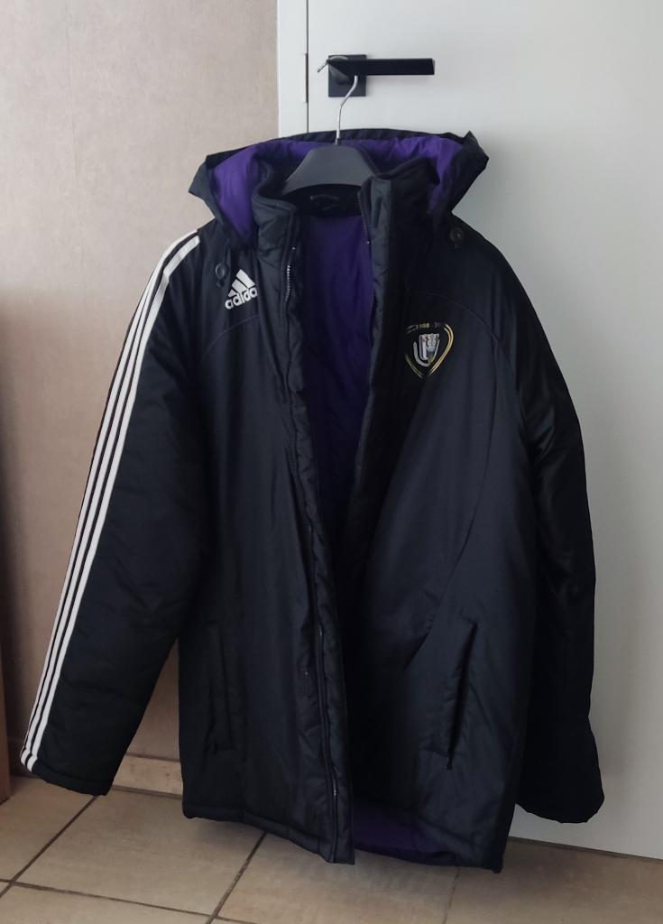 100 jaar RSC Anderlecht Adidas jas, Ophalen of Verzenden, Zo goed als nieuw, Overige typen