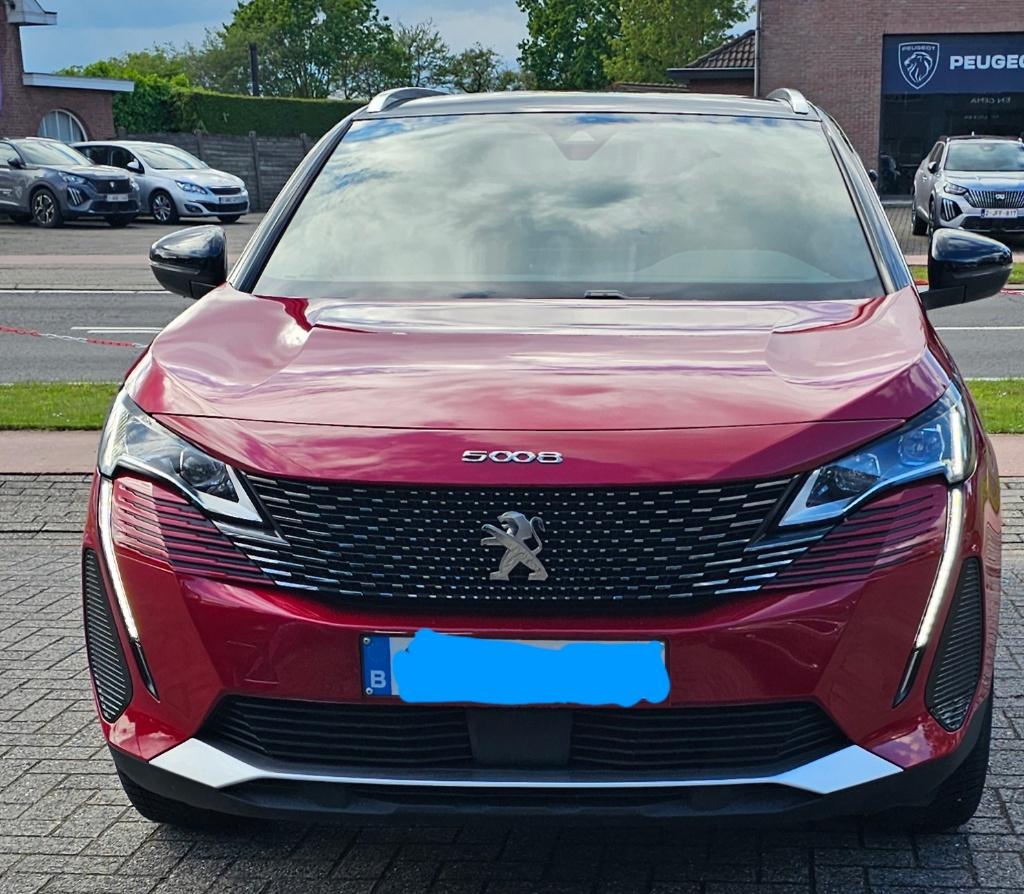 Peugeot 5008 GT 1.2 PureTech 7 zitpl. 17200 km december 2022, Auto's, 1643 kg, 1199 cc, Overige bekleding, 96 kW