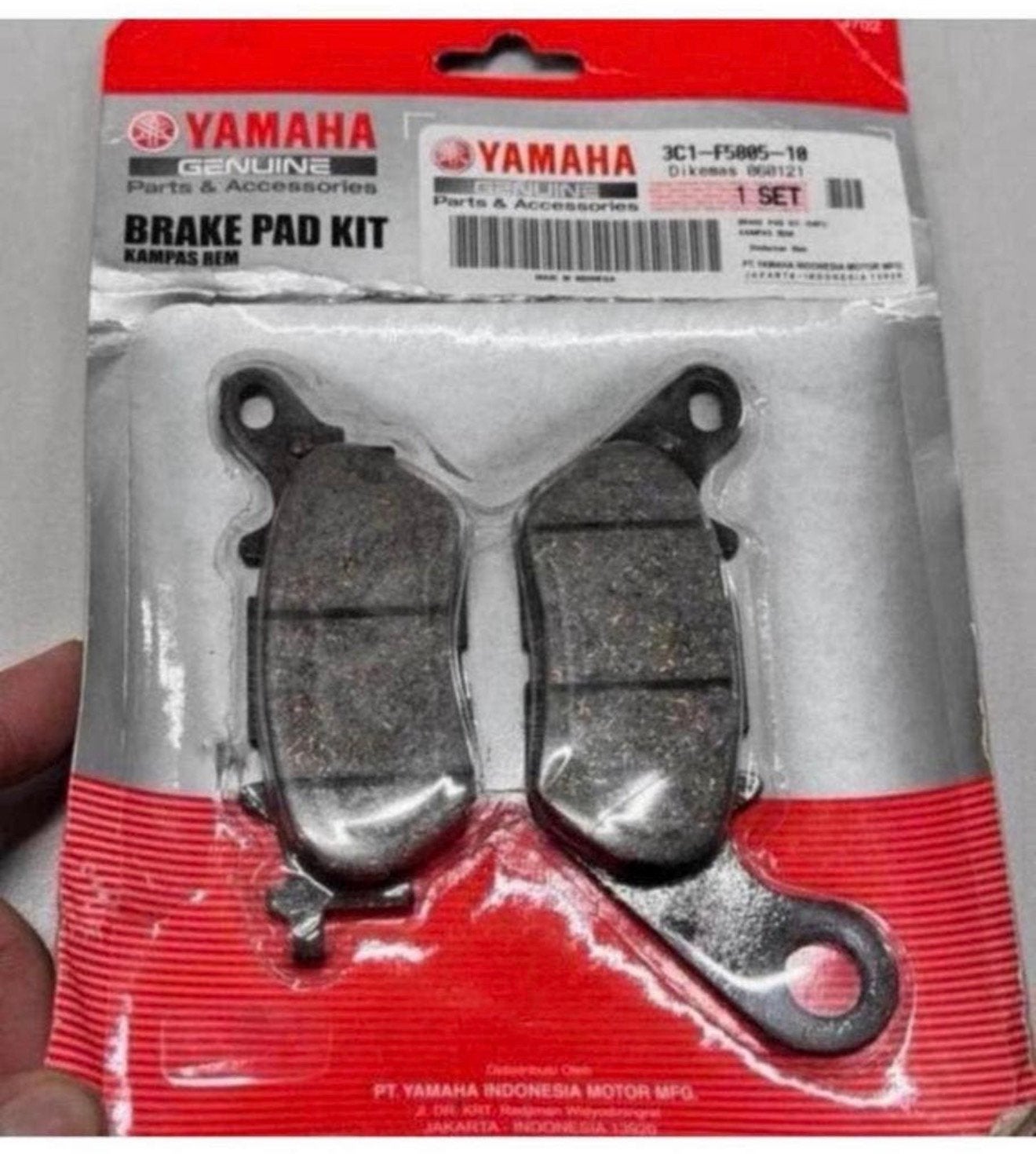 Remblokken set Yamaha OEM 3C1-F5805-10 GPD125-A NMAX N MAX, Motoren, Ophalen of Verzenden, Nieuw