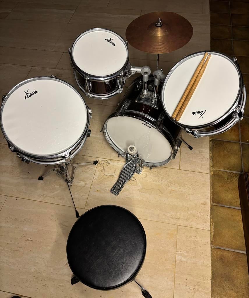 Drumstel voor kids, Muziek en Instrumenten, Ophalen, Zo goed als nieuw