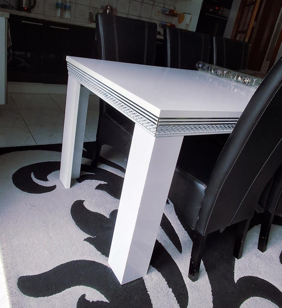 Tafel en stoelen, Huis en Inrichting, Tafels | Eettafels, Ophalen