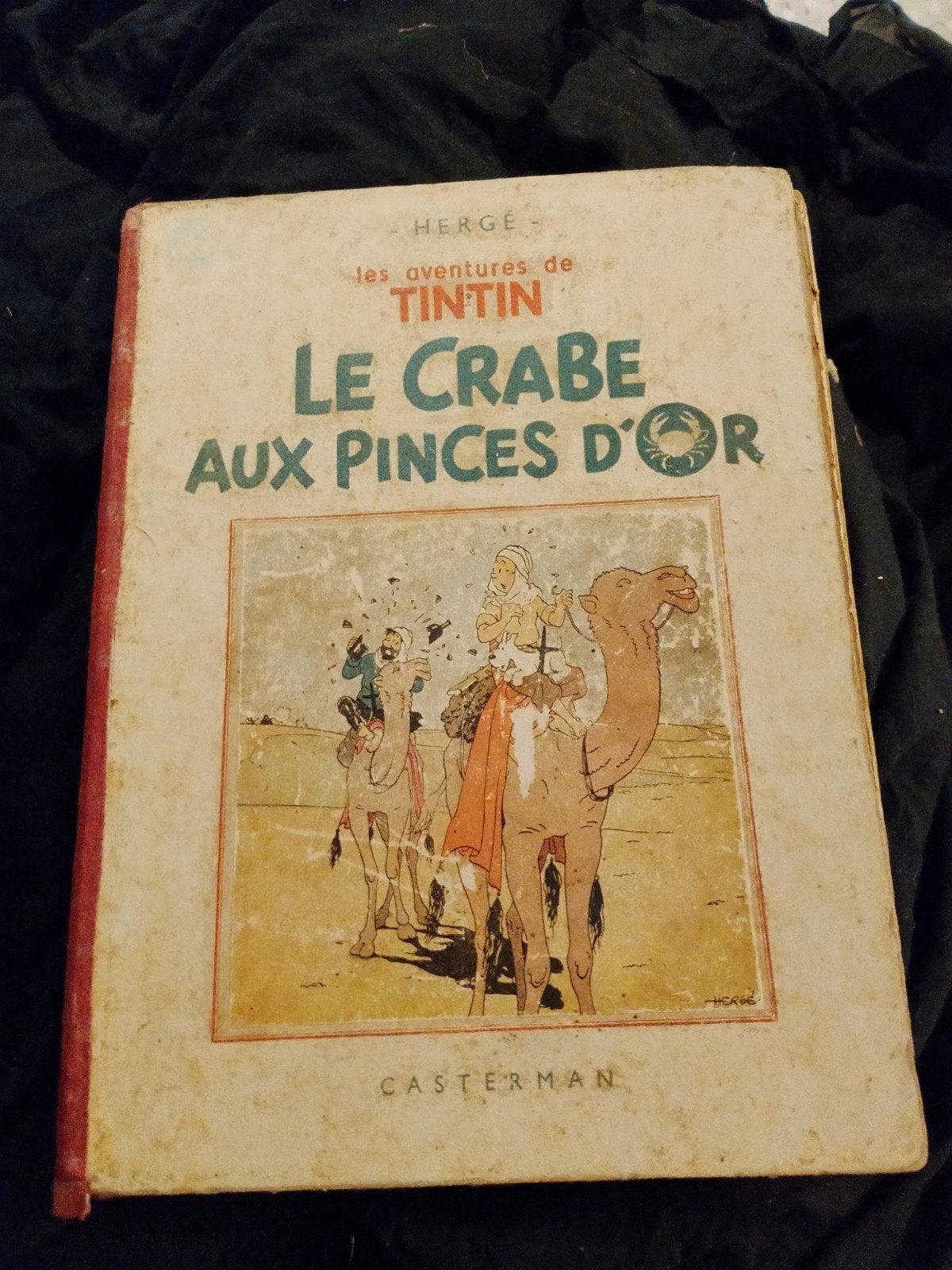 le crabe aux pinces d'or 1941, Enlèvement ou Envoi
