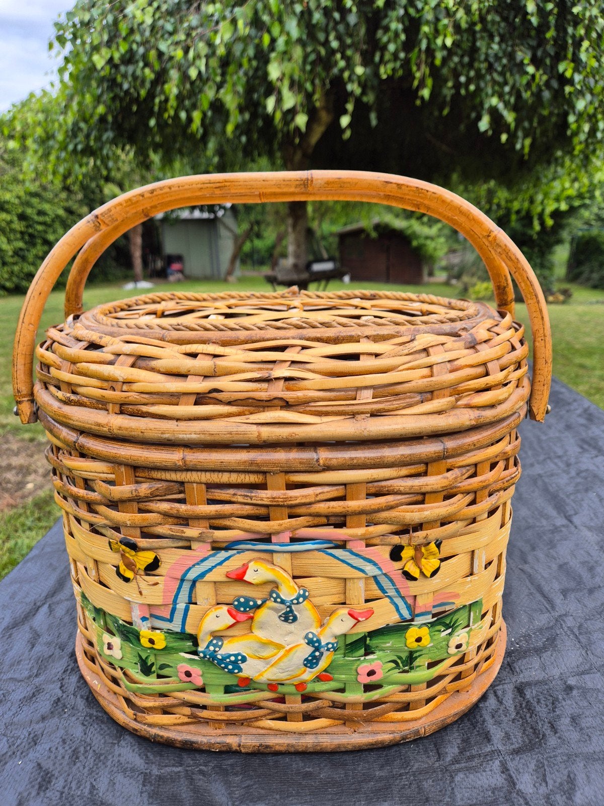 Picknickmand, Ophalen, Mand
