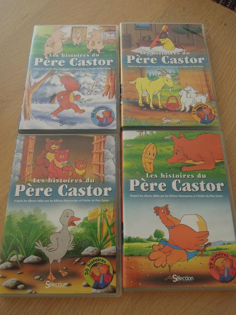 Lot de DVD "Les histoires du Père Castor", À partir de 6 ans, Enlèvement, Comme neuf, Autres genres