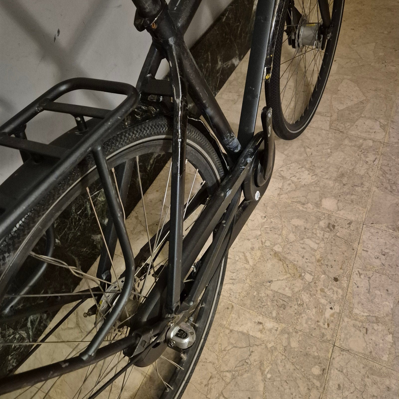 cortina herenfiets, Ophalen