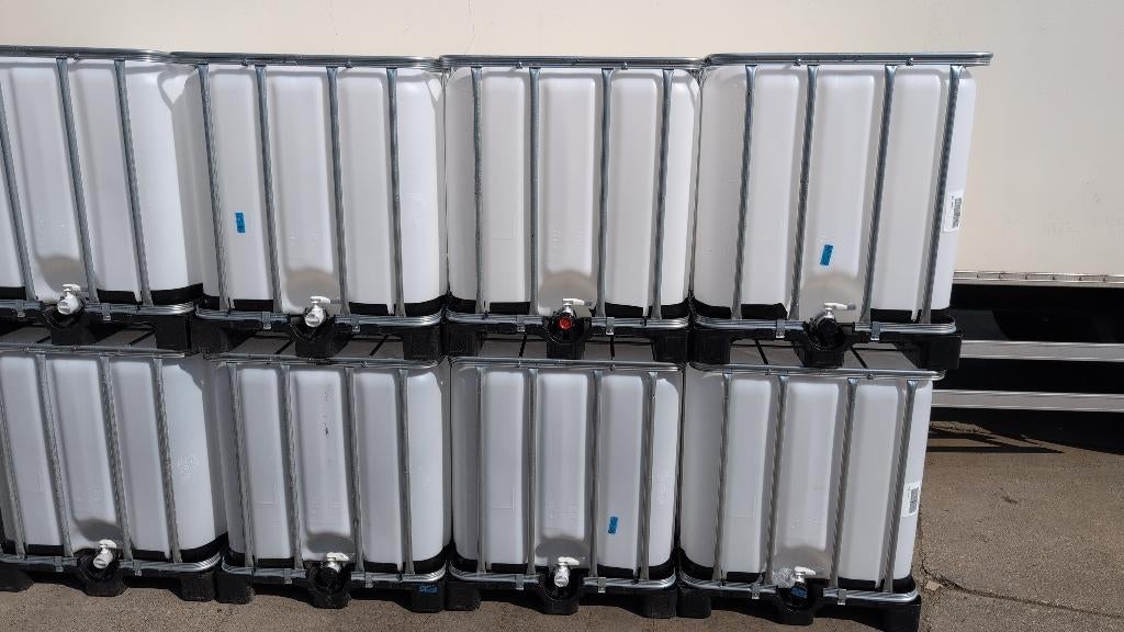 UITVERKOOP: IBC plastic pallet, uit food      *MULTIKORTING*, 150 litres ou plus, Enlèvement, Comme neuf, Synthétique