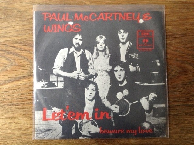 single paul mccartney & wings, 7 inch, Single, Ophalen of Verzenden, Rock en Metal