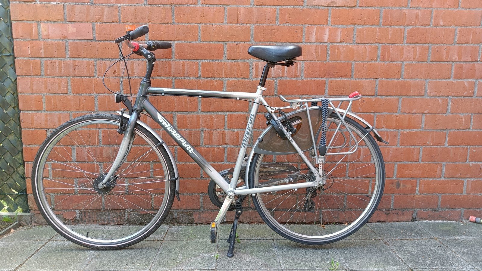 Herenfiets Minerva, Gebruikt, Velgrem, Versnellingen, Ophalen