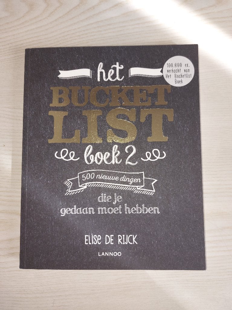 Het Bucketlist boek 2 (Elise De Rijck), Boeken, Hobby en Vrije tijd, Ophalen of Verzenden, Nieuw