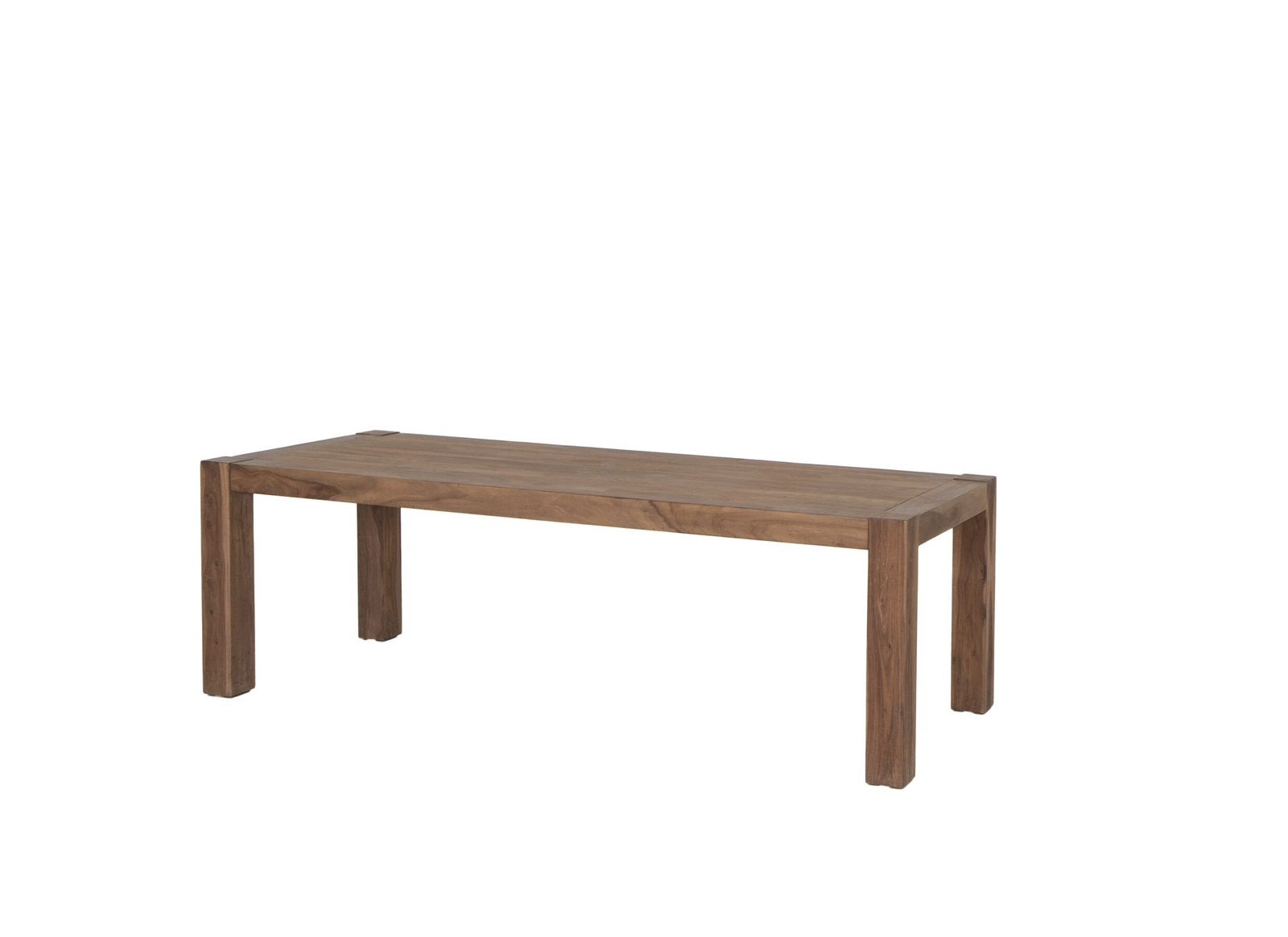 Eettafel 2x1 m massief hout, Huis en Inrichting, Tafels | Eettafels, Ophalen, Zo goed als nieuw