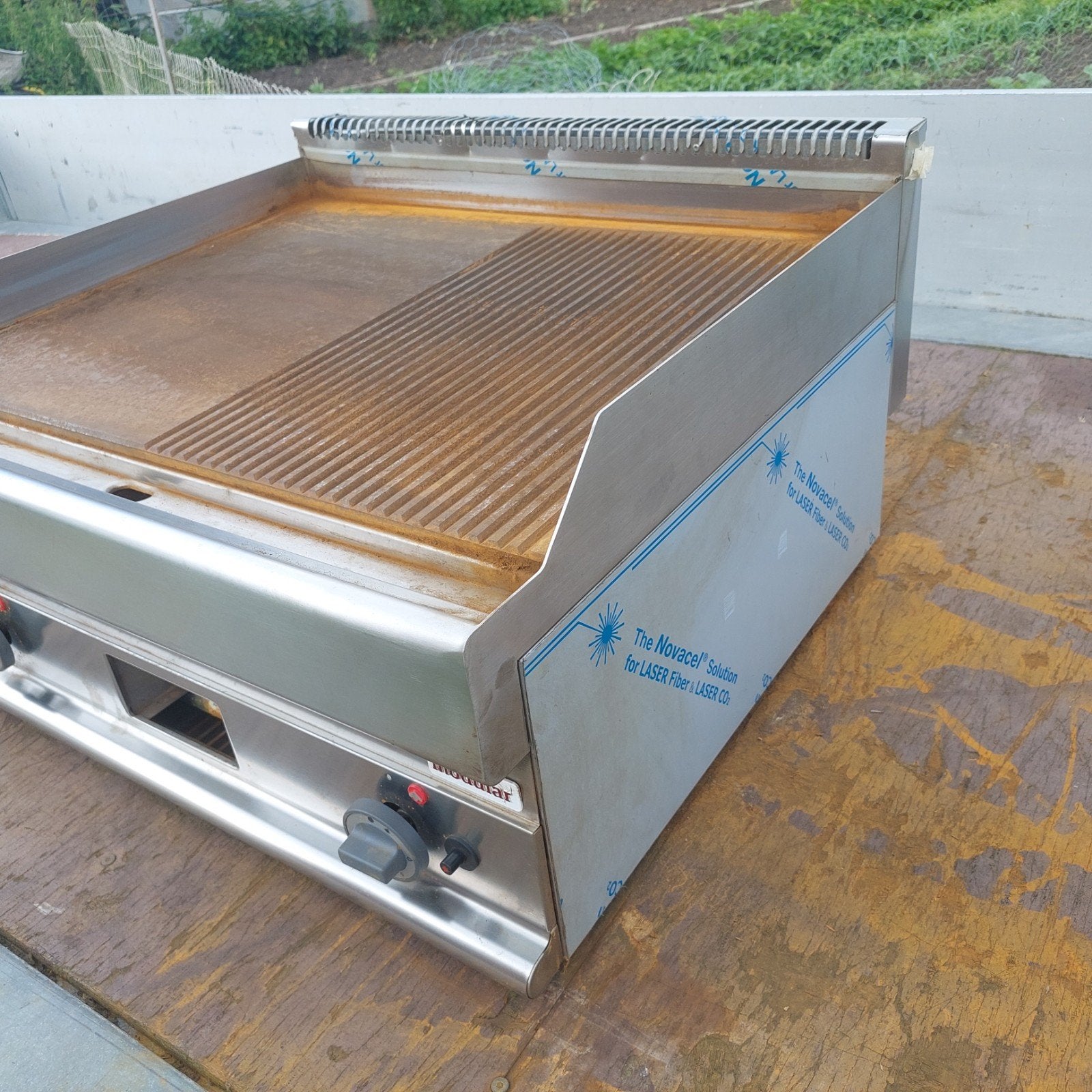 Plancha Modular partie plancha partie grill independante.