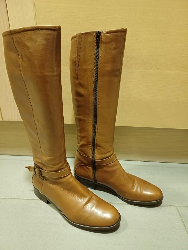 dames laarzen maat 39 merk cypres kleur cognac, Kleding | Dames, Schoenen, Gedragen, Hoge laarzen, Bruin, Ophalen of Verzenden