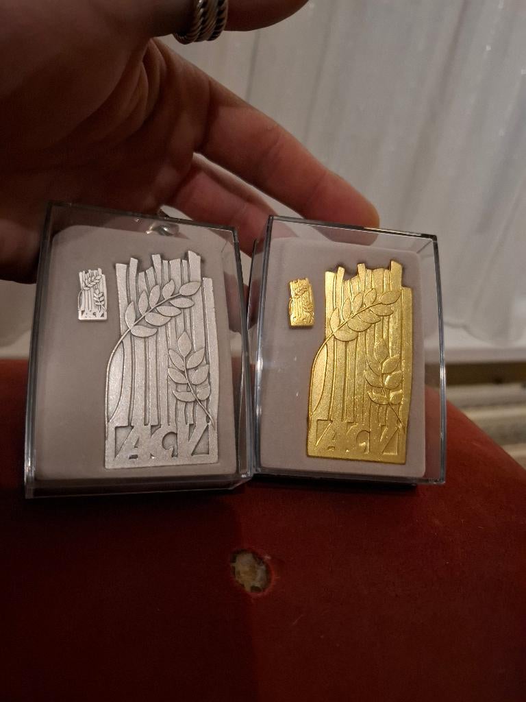 2 oude Medailles, Ophalen of Verzenden, Zilver