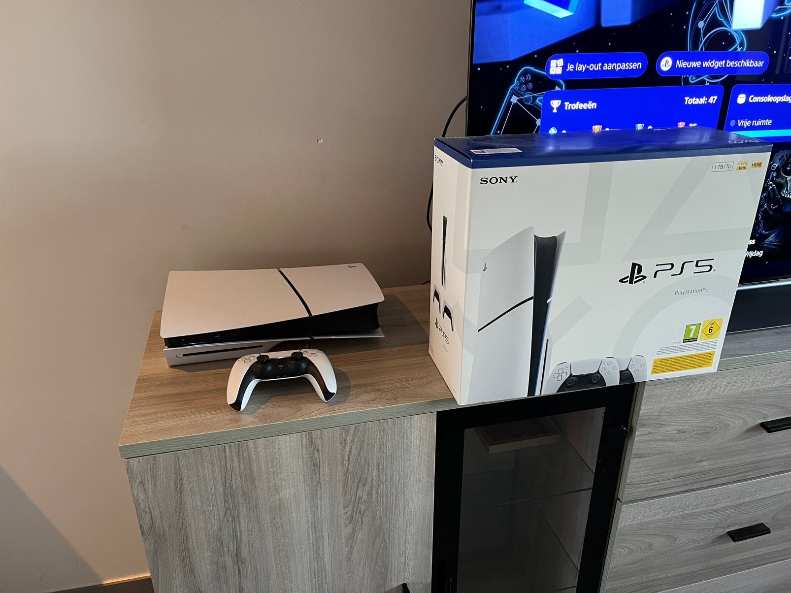 PlayStation 5 Slim Disc 1TB met 1 controller - met garantie!, Games en Spelcomputers, Ophalen, Playstation 5