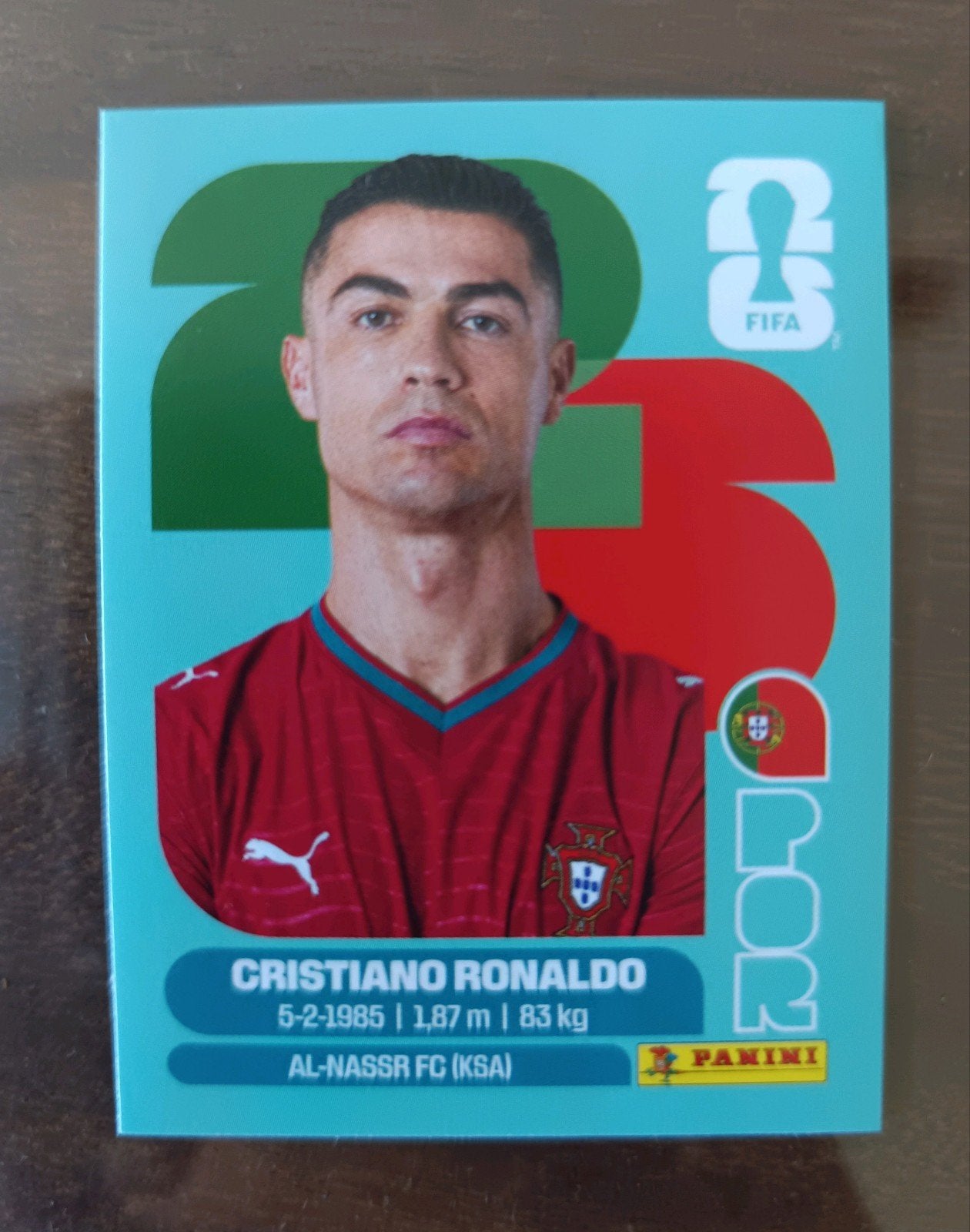 Panini WK 2026 Sticker Cristiano Ronaldo, Ophalen, Sticker