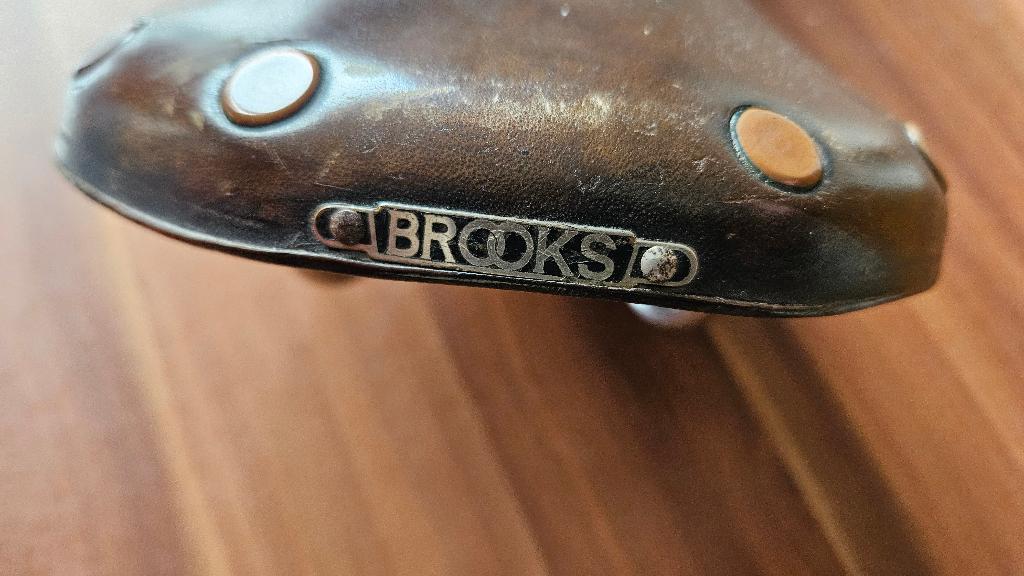 selle de vélo en cuir Brooks, Fietsen en Brommers, Fietsonderdelen, Ophalen, Gebruikt, Leer, Stadsfiets