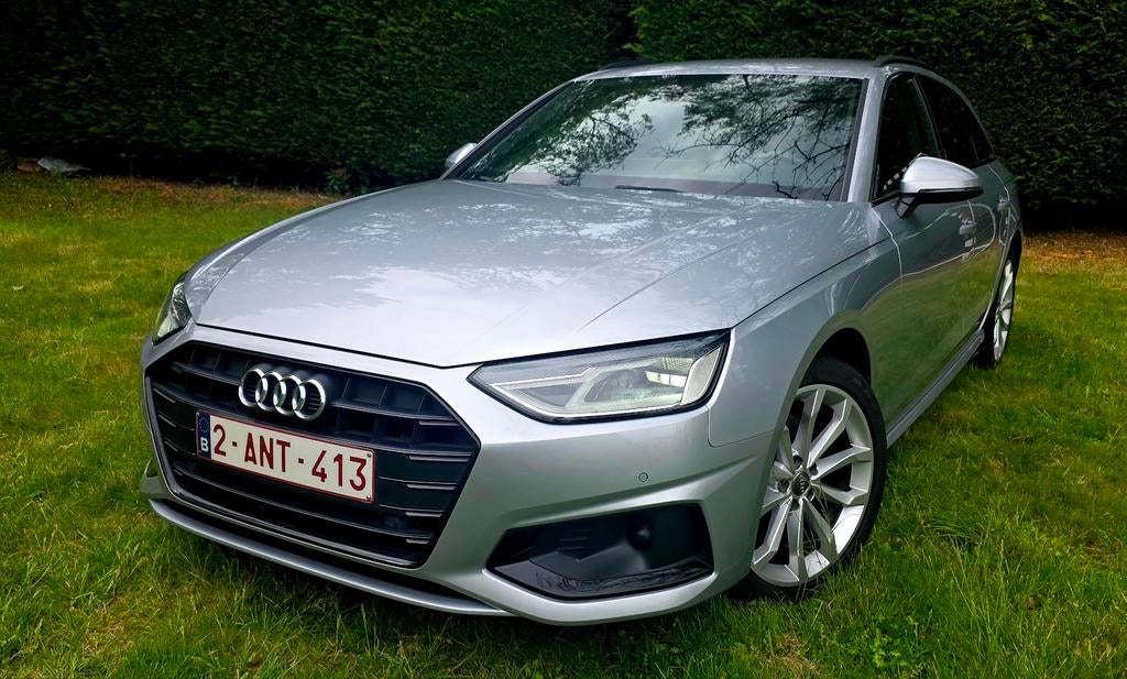 Audi A4 3.5 TDI Excellent état, approuvé à blanc et entreten, Autos, Cuir, Argent ou Gris, Euro 6, Noir